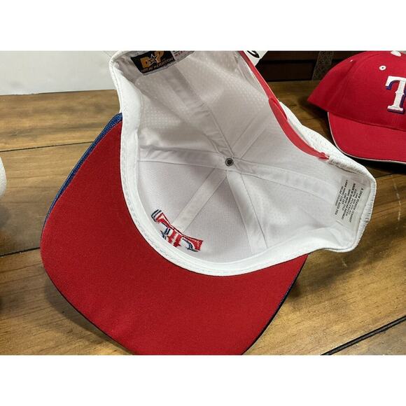 Vintage Texas Rangers Hat Cap Snap Back Mens MLB Baseball Drew Pearson White - Picture 6 of 8